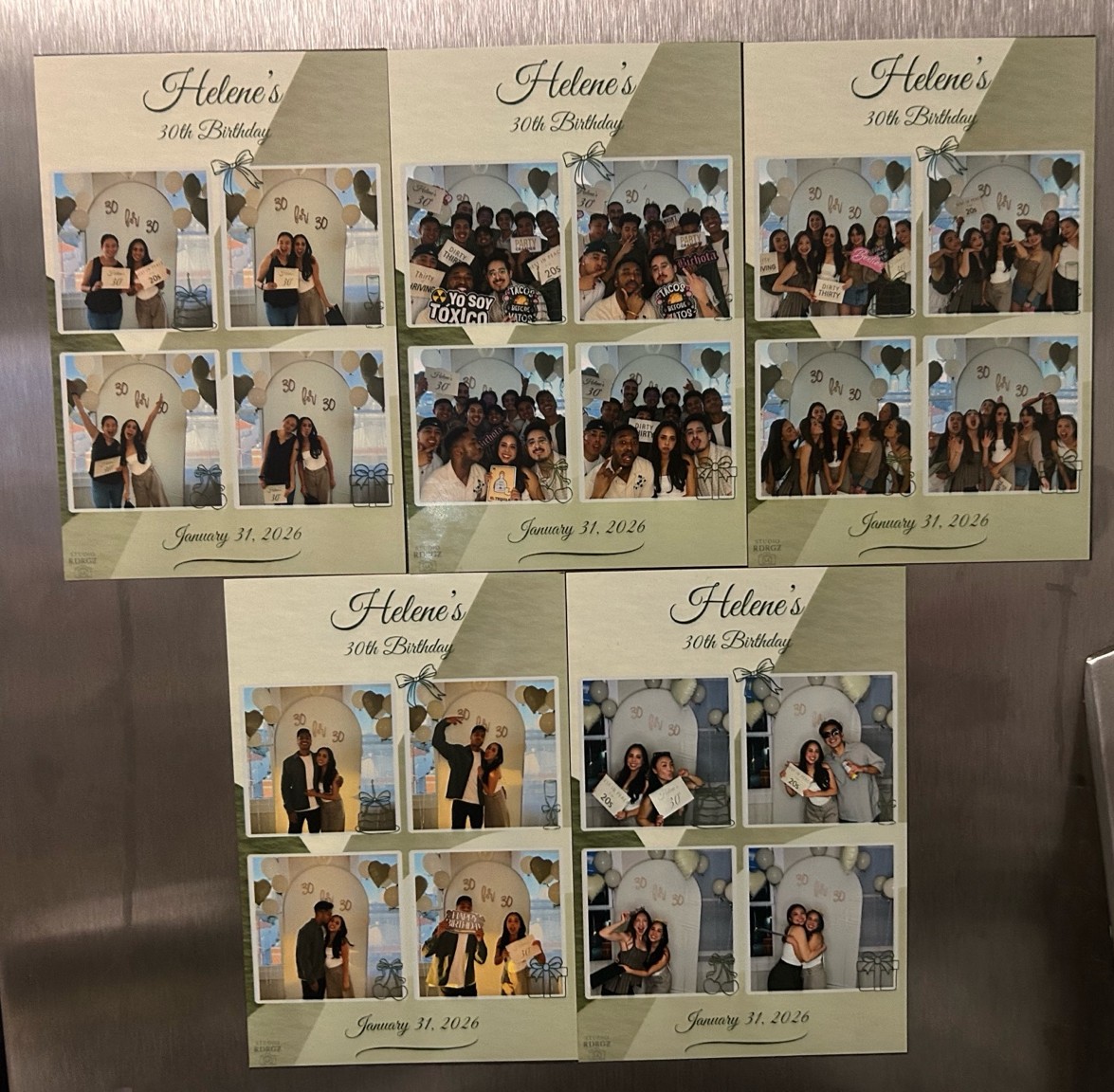 Magnet keepsakes sample