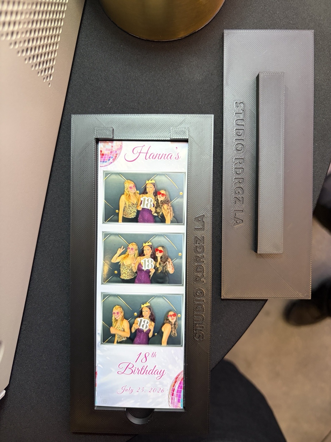 Colorful Studio RDRGZ LA photo strip magnet keepsake