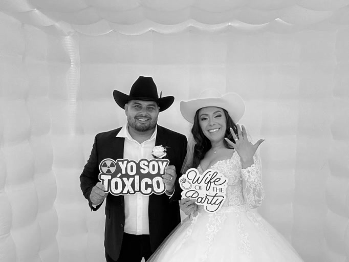 Los Martinez Wedding photo booth highlight by Studio RDRGZ LA