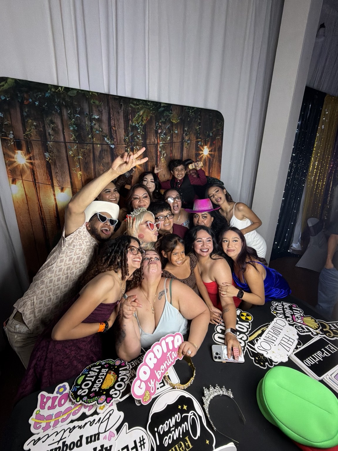 Guests enjoying Robert's Rodeo photo booth in Los Angeles
