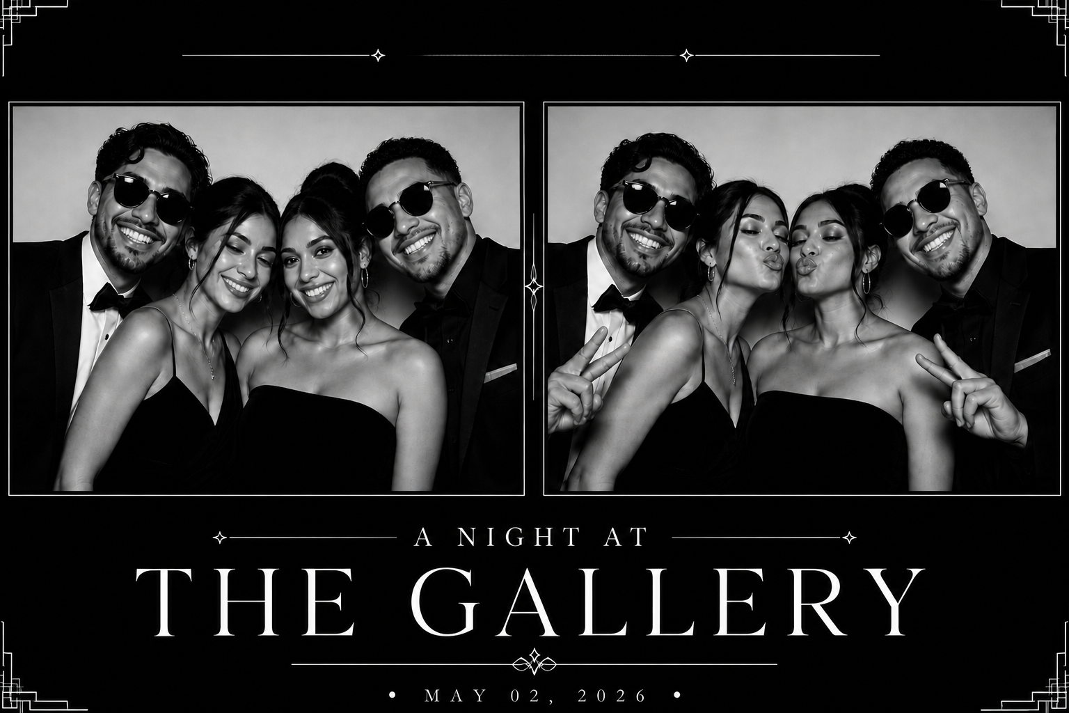 A Night at The Gallery custom event template