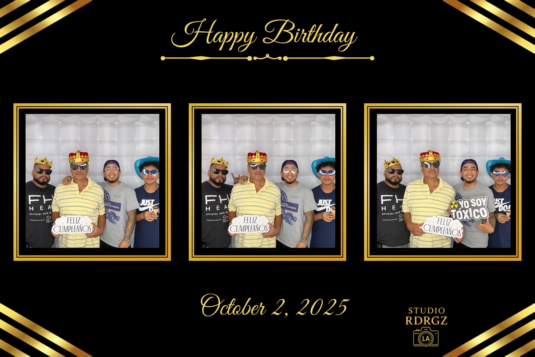 Black & Gold Birthday